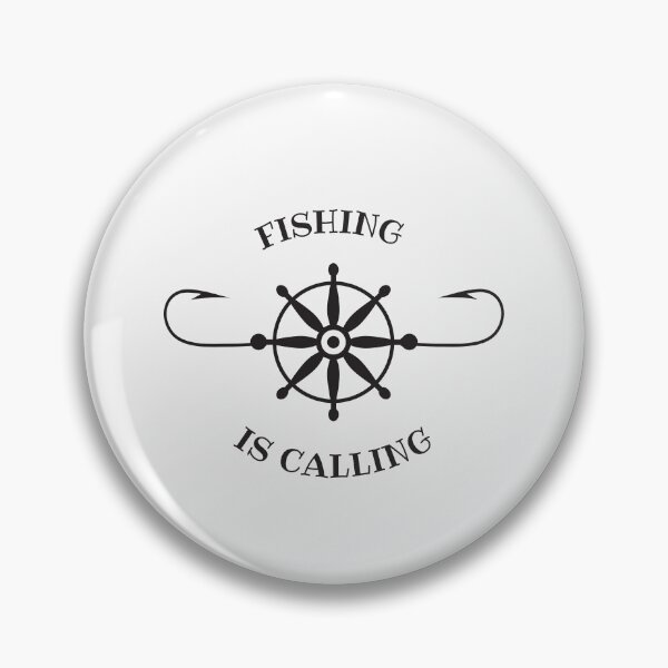 Item preview, Fishing is calling, fishing hook design designed and sold by Auntieck.