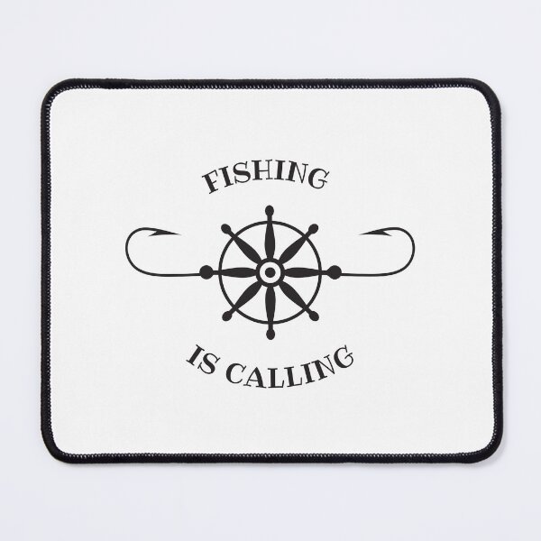 Item preview, Fishing is calling, fishing hook design designed and sold by Auntieck.