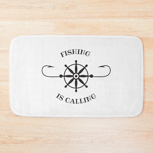 Item preview, Fishing is calling, fishing hook design designed and sold by Auntieck.