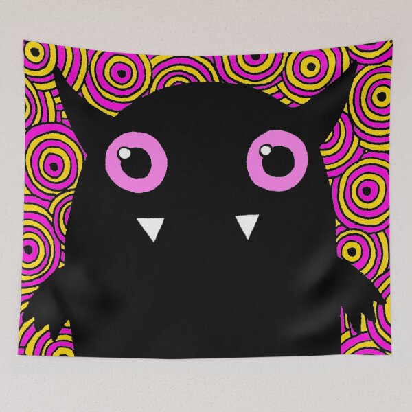 Item preview, Dark Monster with Pink Eyes designed and sold by SquashBlossom1.