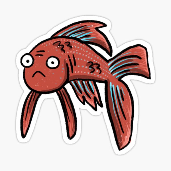 Buddy the Fish Sticker