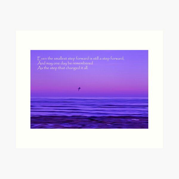 The Step that Changed it All Art Print