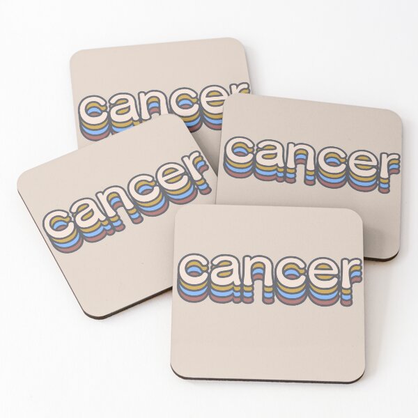 Item preview, Cancer typography designed and sold by WitchInTheWack.
