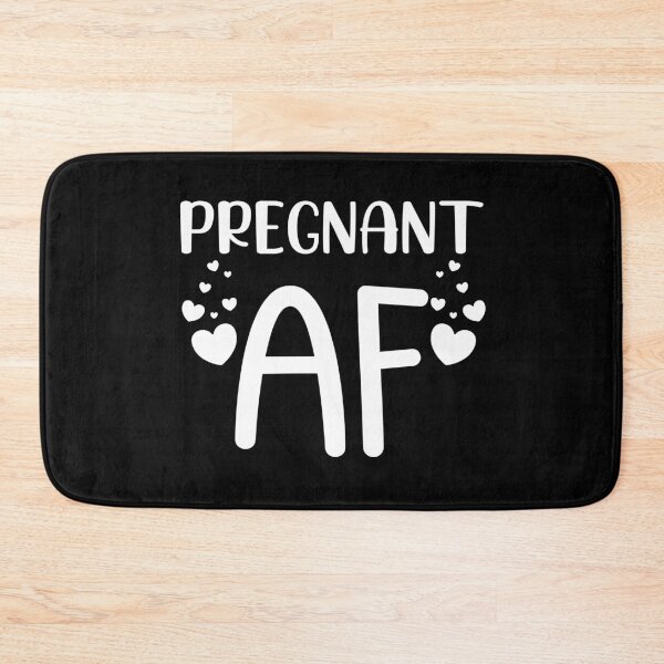 Item preview, Pregnant AF. Funny Pregnancy Design For Mama To Be designed and sold by That Cheeky Tee.