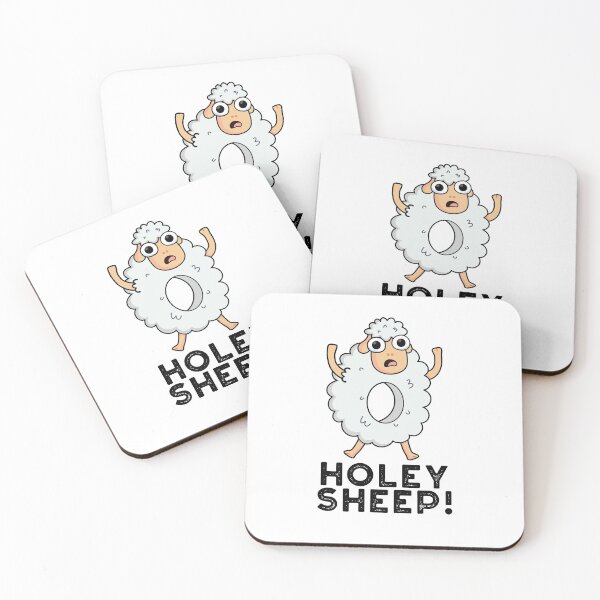 Item preview, Holey Sheep Funny Animal Puns  designed and sold by punnybone.
