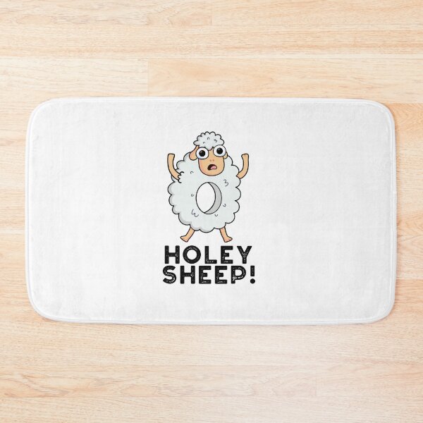 Item preview, Holey Sheep Funny Animal Puns  designed and sold by punnybone.