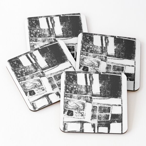 Item preview, Windows | Abstract original artwork in black and white designed and sold by Moolversin.