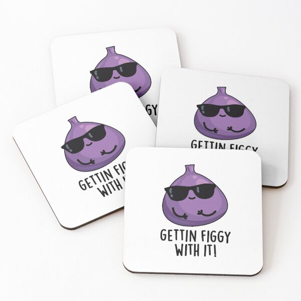 Item preview, Getting Figgy With It Funny Fig Puns  designed and sold by punnybone.