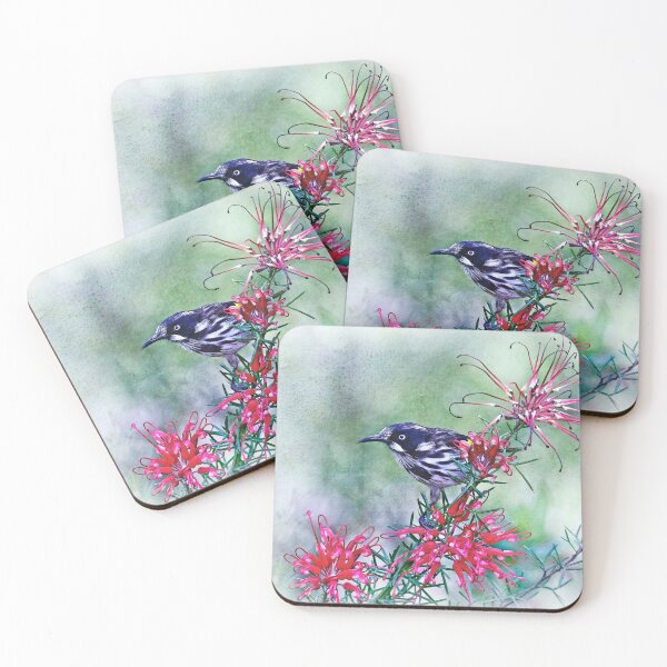 Item preview, Textured New Holland honeyeater designed and sold by DaveBassett.