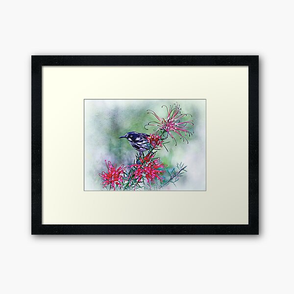 Item preview, Textured New Holland honeyeater designed and sold by DaveBassett.
