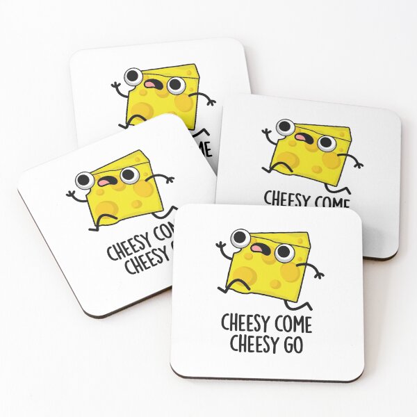 Item preview, Cheesy Come Cheesy Go Funny Chese Puns  designed and sold by punnybone.