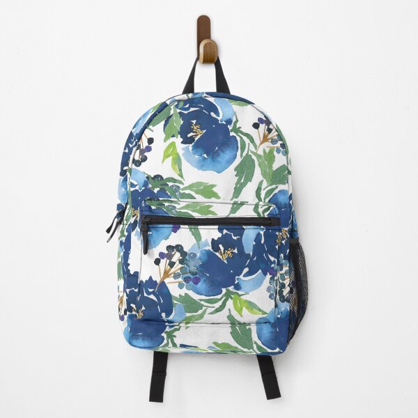 Item preview, Blue Crush Watercolor Flowers designed and sold by junkydotcom.