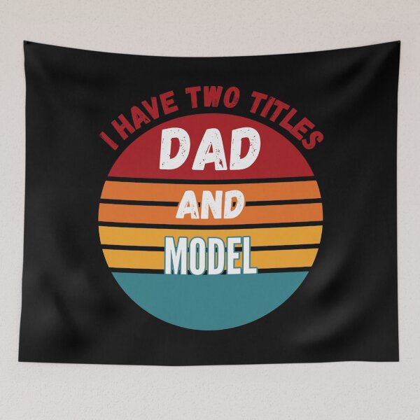 Item preview, I Have Two Titles Dad And Model  designed and sold by FideliaShop.