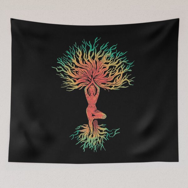 Item preview, Women in Yoga Tree Pose Design designed and sold by Steve Yao.