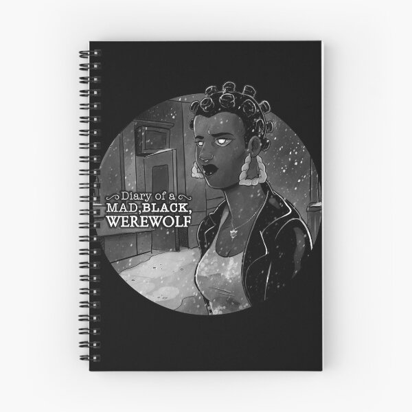 Item preview, Black Diary Of A mad Werewolf Night Stalker thriller Small To Graphic designed and sold by Marquardt1999.