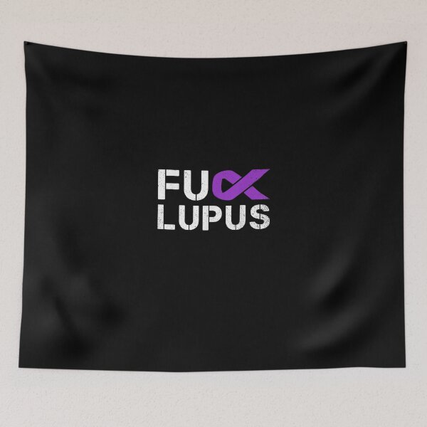Item preview, Fuck Lupus Lupus Awareness Month Purple Ribbon designed and sold by Druss2Anato.