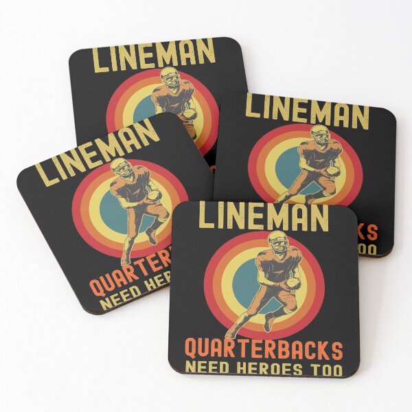 Item preview, Lineman Because Quarterbacks Need Heroes designed and sold by Fabvity.