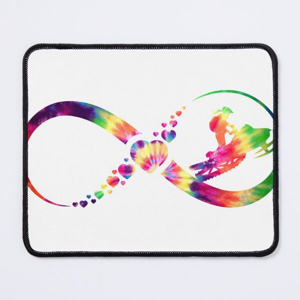 Item preview, Snowmobile Infinity tie dye designed and sold by loveislovestore.