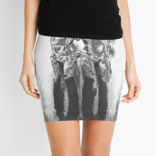 RKPD-V4-DOUBLEIDENTITY-WHT Mini Skirt