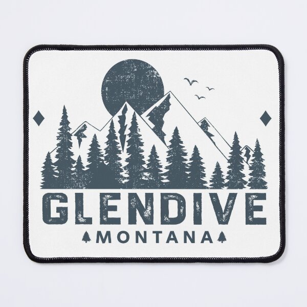 Item preview, Glendive Montana Mountain View designed and sold by Home-Spirit.