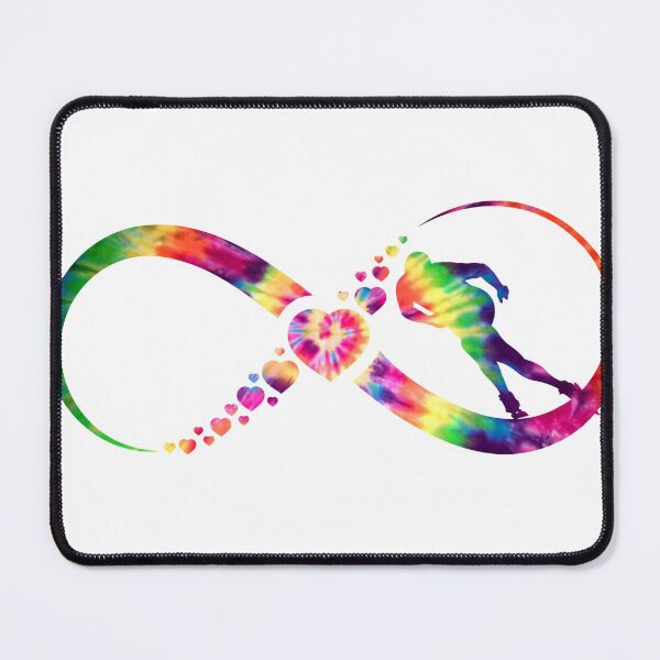 Item preview, Speed Skating Infinity Tie dye designed and sold by loveislovestore.