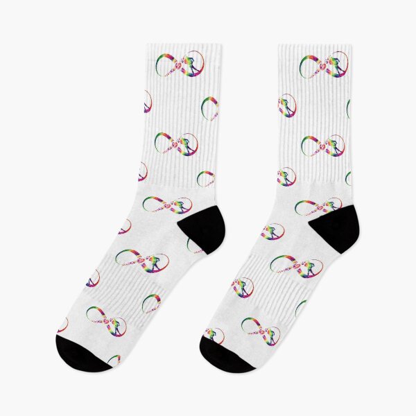 Item preview, Speed Skating Infinity Tie dye designed and sold by loveislovestore.