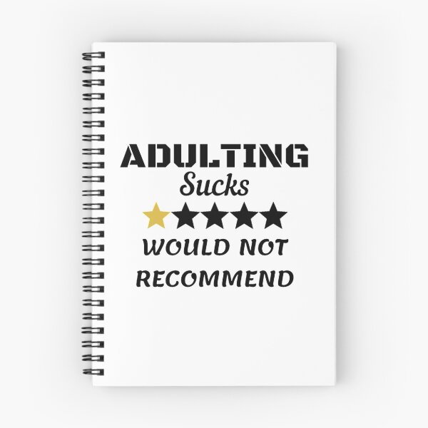 Item preview, Adulting Sucks Would Not Recommend designed and sold by Simi2020.