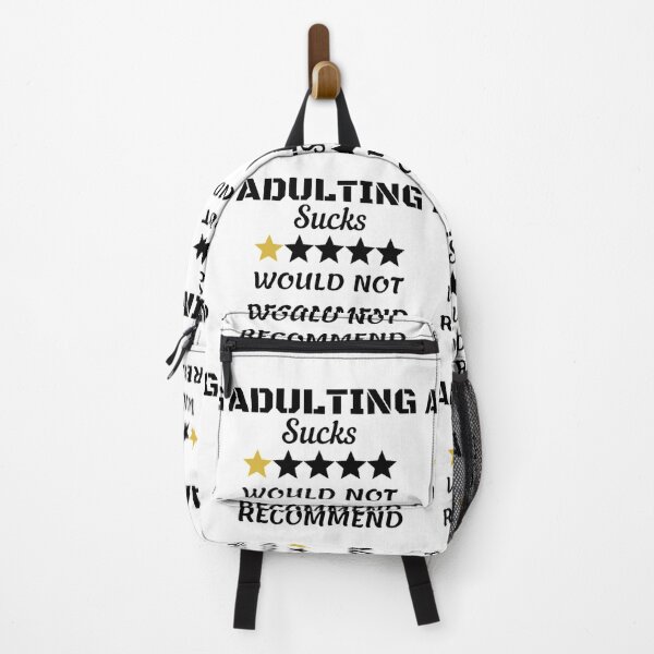 Item preview, Adulting Sucks Would Not Recommend designed and sold by Simi2020.