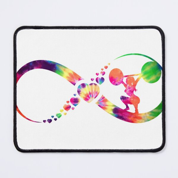 Item preview, Weightlifting Infinity tie dye designed and sold by loveislovestore.