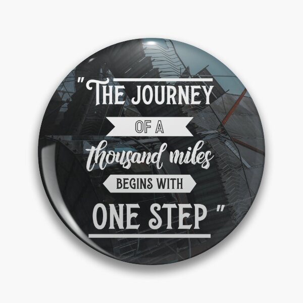 Item preview, The journey of a thousand miles begins with one step designed and sold by Black Maverik Estore.