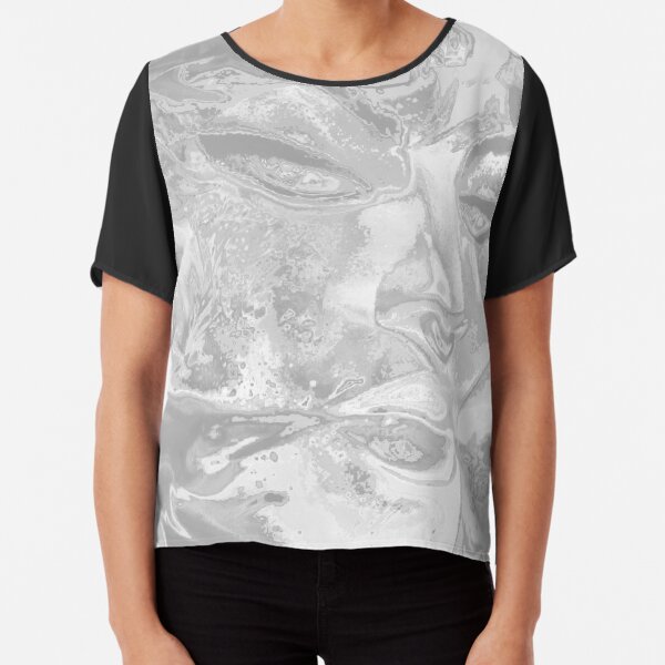 SMOKIN' HOT WHITE Chiffon Top