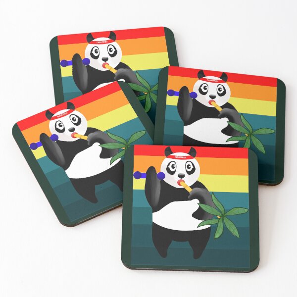 Item preview,  Panda working out designed and sold by BeccaKenDesigns.