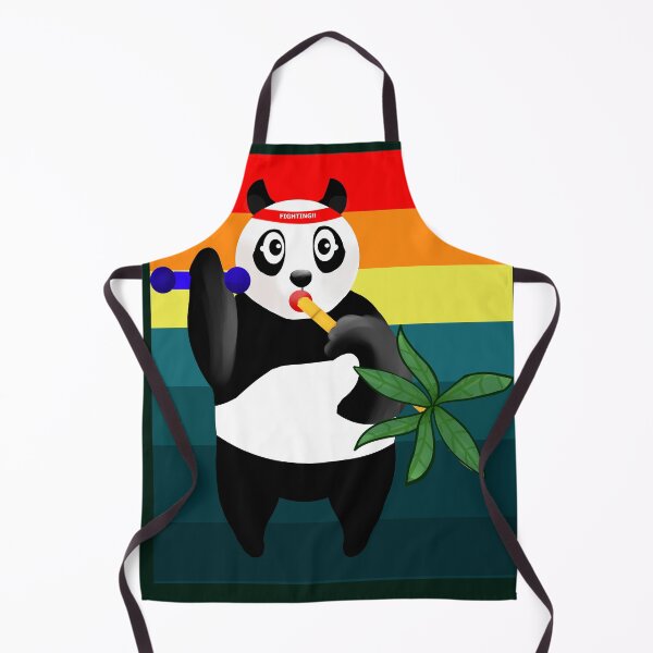 Item preview, Panda working out designed and sold by BeccaKenDesigns.