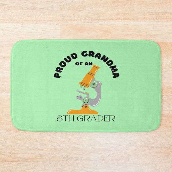 Item preview, proud grandma of an 8th grader, microscope graphic designed and sold by Jessi-Sketches.
