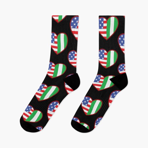 Item preview, My USA and Nigerian flag heart - Proud Nigeria roots designed and sold by pablomendoza.