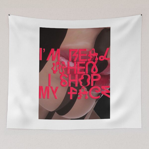 Item preview, FACESHOPPING HOT PINK designed and sold by ZellaZelans.