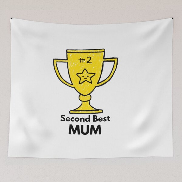 Item preview, Second Best MUM designed and sold by Sandeaux Designs.