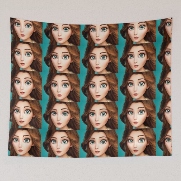 Item preview, Blue-Green Lady designed and sold by AlfredBilling.