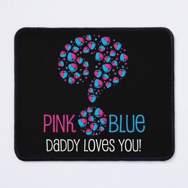 Item preview, Gender reveal question mark  with baby feet and heart designed and sold by sashica.