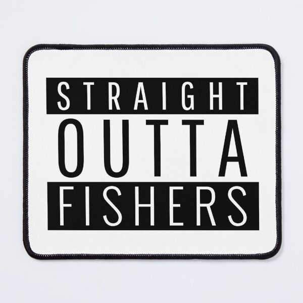Item preview, Straight Outta Fishers Indiana  designed and sold by Teelogic.