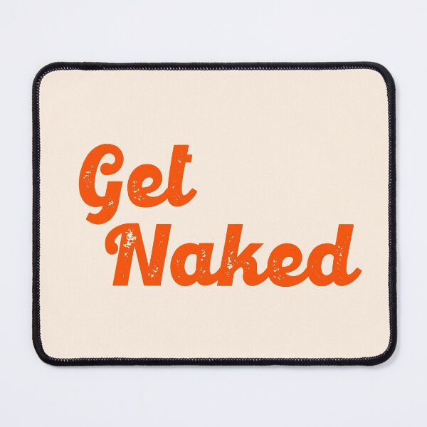 Item preview, Get Naked, Orange, Bathroom Decor,  designed and sold by corbrand.