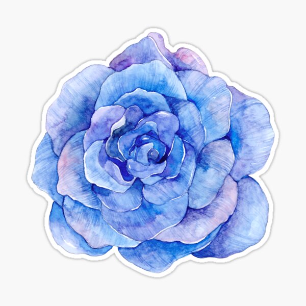 Blue Flowers - Stickers – Rose Mille