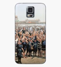 Hands up to the camera! on the beach at Atlantic CIty, NJ, 1905 Case/Skin for Samsung Galaxy
