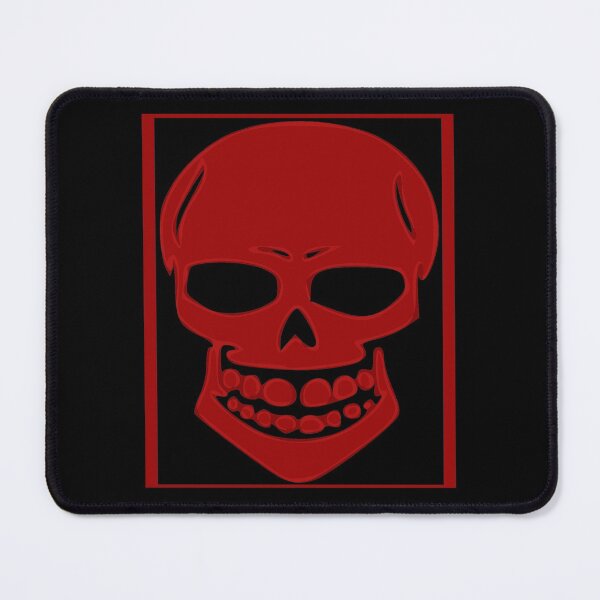 Item preview, Sinister Smiling Skull Framed Blood Red Goth Day of the Dead designed and sold by AlasAHintStudio.