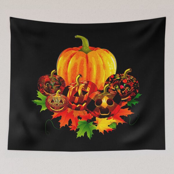 Item preview, Happy smiling  Pumpkins designed and sold by Gothic Fantasy.