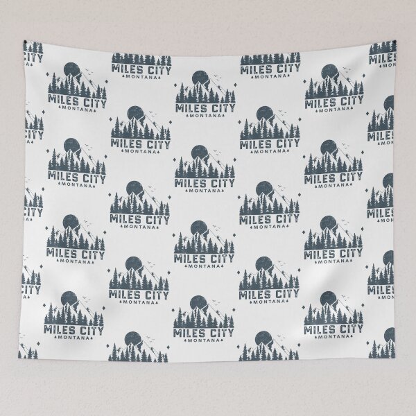 Item preview, Miles City Montana Mountain View designed and sold by Home-Spirit.