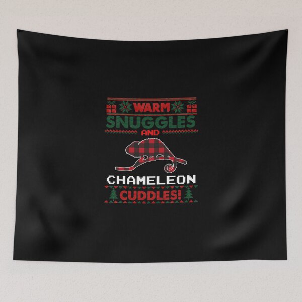 Artikelvorschau, Chameleon Christmas Pyjama Shirt Chameleon Ugly Christmas entworfen und verkauft von politevann.