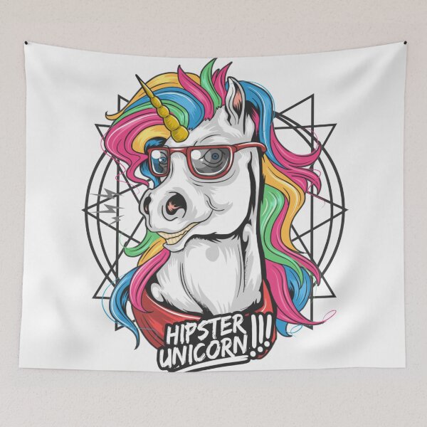 Item preview, Hipster Unicorn designed and sold by Daluyong.