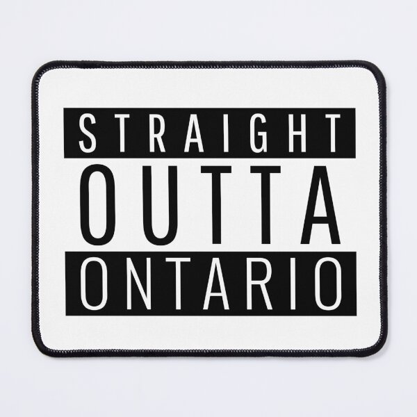 Item preview, Straight Outta Ontario California designed and sold by Teelogic.