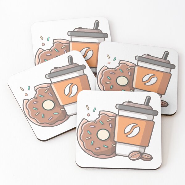 Item preview, Coffee & donut designed and sold by Evelynoutlet.